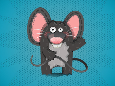 Association Puzzles_Crazy Mouse draw illustration