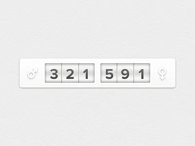 Counter counter female male proxima retina