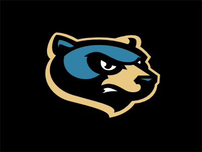 Black Bears bear black logo sports