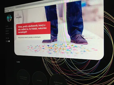 Odyzeo Website animation black circle colors dark logo odyzeo web