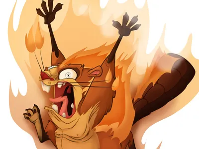 Dribb Beav character design