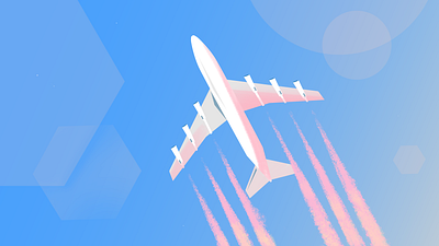 Airplane digital painting illustration illustrationart