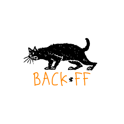 Back Off cat fight logo