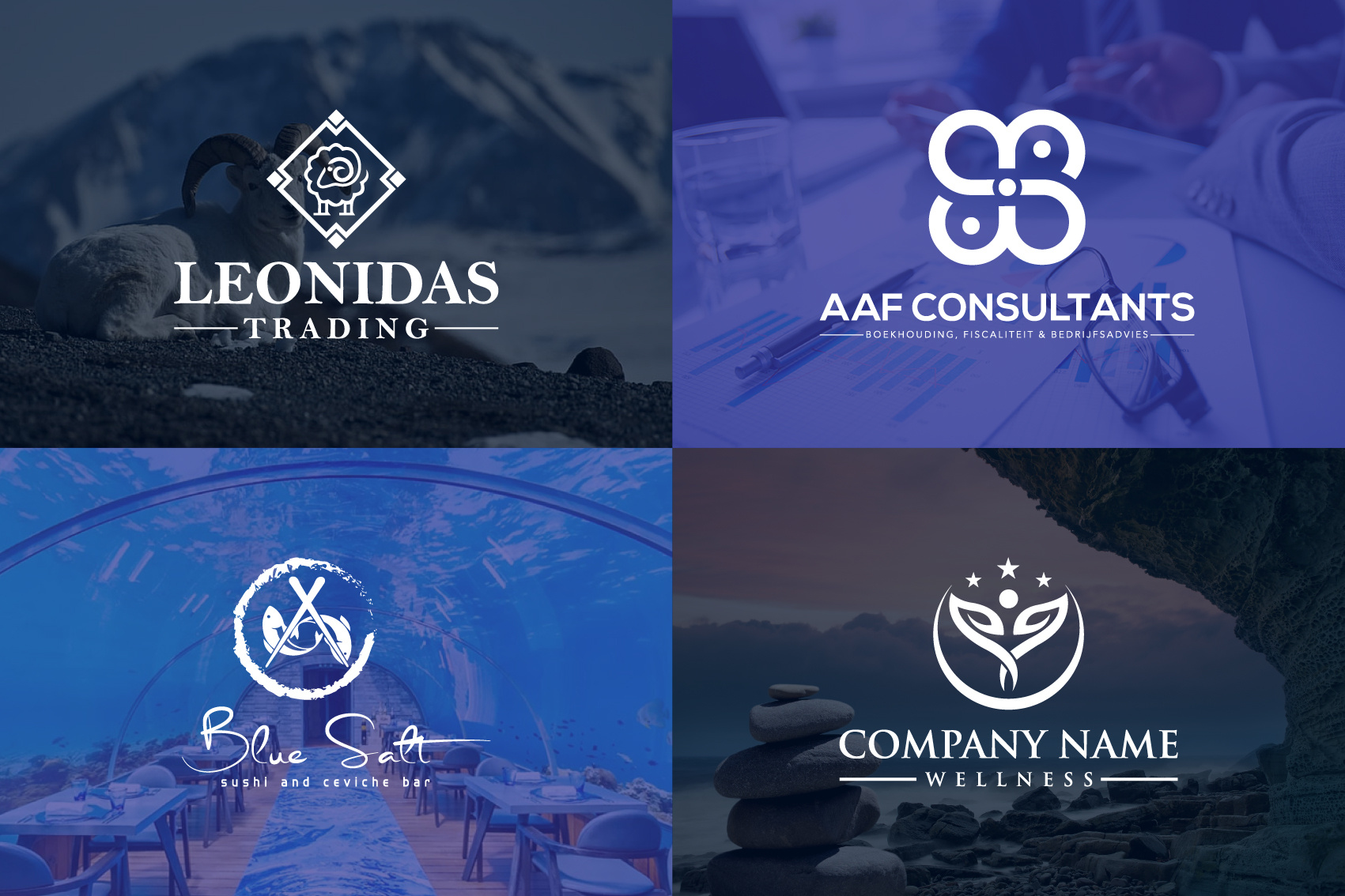 Example of Modern Minimalist Unique Logo Design