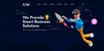 ATSU website Landing Page design landing page uiux