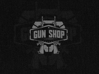 Gun Shop Logo Design branding custom t shirt design graphic design gun shop logo hand drawing illustration logo design t shirt design vector design vector t shirt