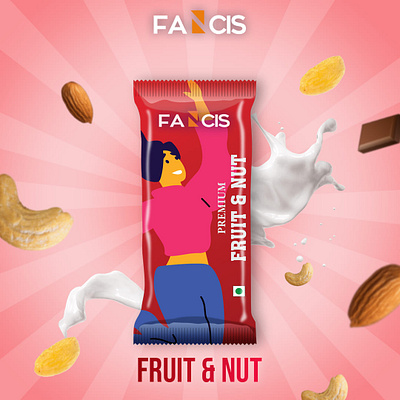 Fruit & Nut app branding design graphic design illustration logo typography ui ux vector