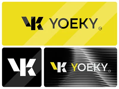 YK Yoeky Logo Design for Fashion Brand brand identity branding brandlogo clothing brand logo company logo fashion logo letter logo logo logo design logodesign minimalist logo design minimallogo modern logo trendy logo yk logo