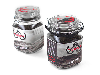 Dos Anclas Coffee coffee dos anclas mason jar package design packaging