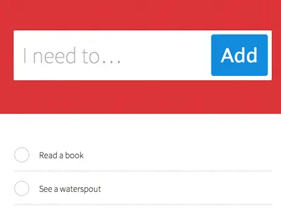 Simple to-do bold whitespace