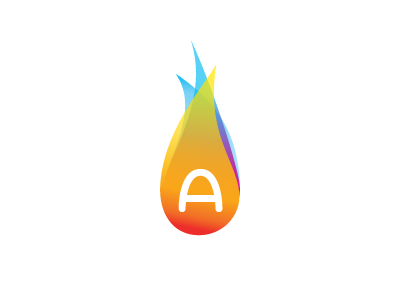 Old logo sketch branding fire gradient hatchers identity logo sketch