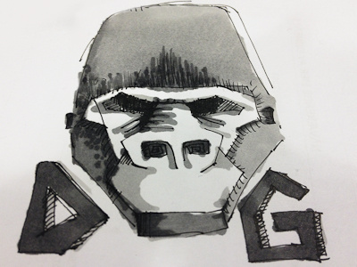 Not Dolce & Gabbana drawing gorilla sketch
