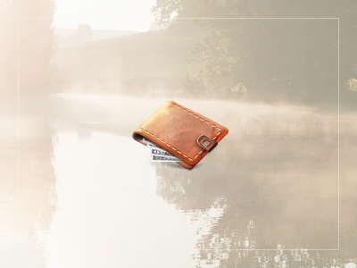 Wallet icon icon nature background techdesign wallet