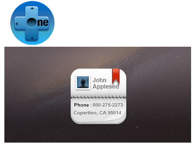 One+ Contacts contact icon iphone ipod one retina