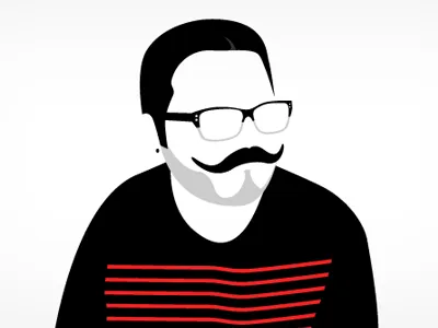 Mo clean illustration moustache movember