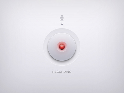 Recording audio button recording ui user interface