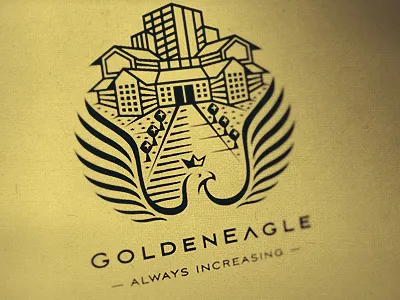 Ge Logo Design 2 animal bird color colored colors crown eagle exclusive freelance freelance logo designer freelancer head logo logo design logo designer logos luxurious royal srdjan kirtic texture textured wings wizemark