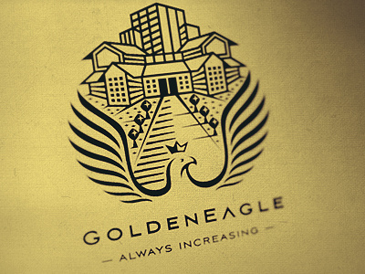 Ge Logo Design 2 animal bird color colored colors crown eagle exclusive freelance freelance logo designer freelancer head logo logo design logo designer logos luxurious royal srdjan kirtic texture textured wings wizemark