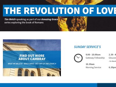 CBC Homepage church web