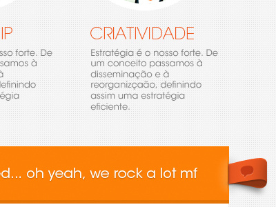 AM mood layout agency design digital orange personal ribbon web website