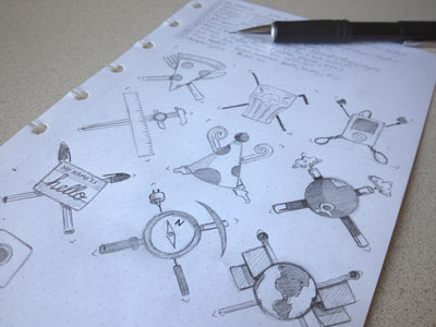 Badge Sketches badge icon sketch