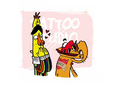 Ernie & Bert bert character ernie illustration sesame street