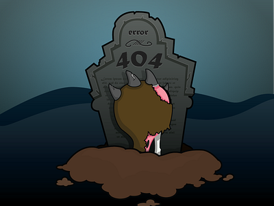 Zombie Error Bear bear error error page errorbear zombie