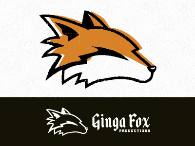 Ginga Fox - WIP fox lightning logo rock