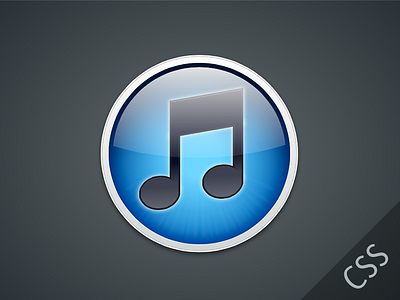 Pure CSS3 iTunes Icon css css3 icon itunes