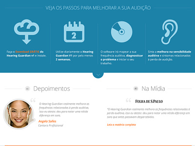 Biosom biosom design hearing guardian landing page ui ux webdesign