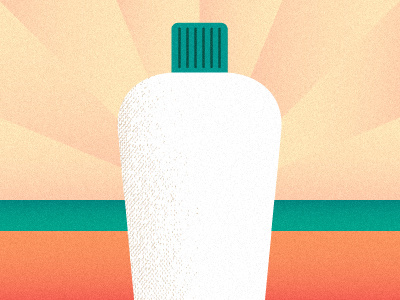 Sunblock illustration