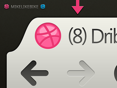 Spoiler Alert browser chrome dribbble favicon icons notification photoshop ui vector