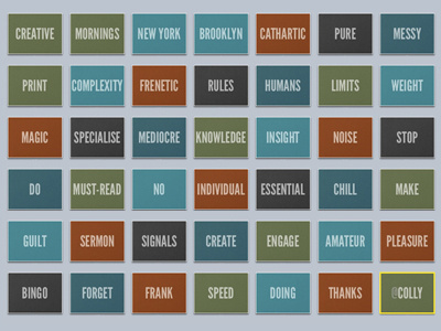 CMNY slides brooklyn colour creative mornings deck keynote league gothic new york nyc slides