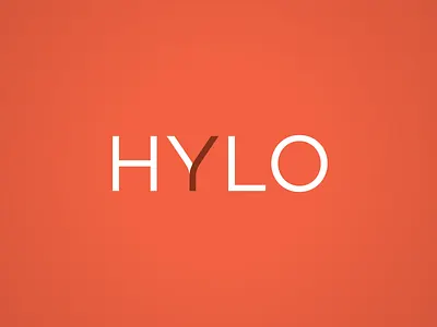 Hylo gotham identity logo minimal split