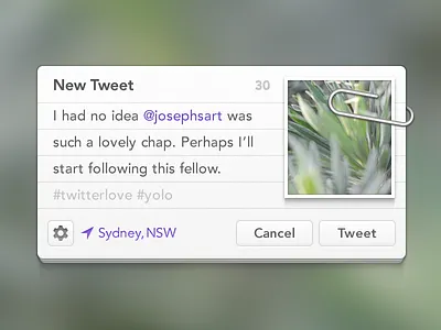 Tweet Sheet desktop symbolset twitter ui