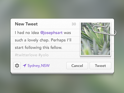 Tweet Sheet desktop symbolset twitter ui