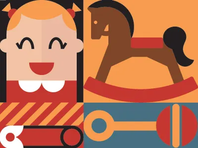 Nursery Lessons icons illustration vector