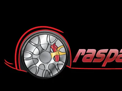 raspar automotive logo car logo illustration logo mascot