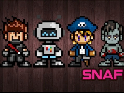 SNAFL 8-bit Avatar Design 8 bit art avatar identity logo ninja pirate pixel robot zombie