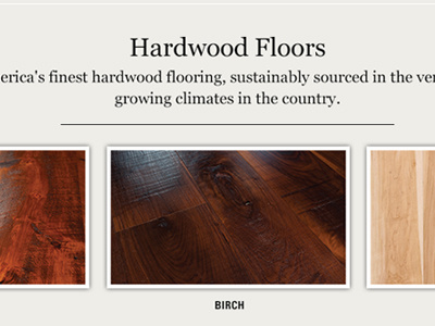 Hardwood Floors thumbnails ui website