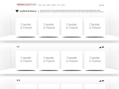 Rebeccastreet Gallery multilevel 3d gallery grayscale jquery