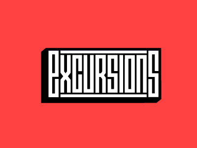 Excursions #4 clothing logo streetwear typography