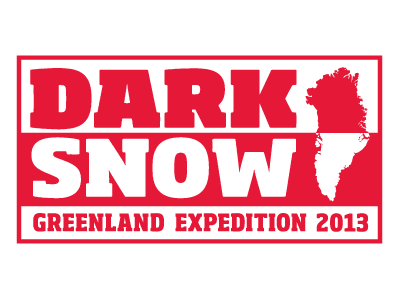 Rejected Dark Snow logo climate dark snow greenland