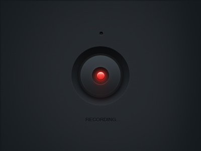 Dark side recordings audio button microphone rec recording ui user interface