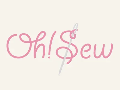 Oh!Sew branding clothing logo design