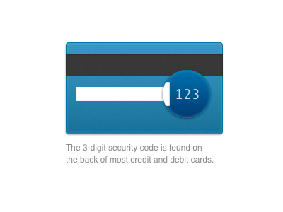 Credit Card Security Code Highlight checkout commerce credit card cvv