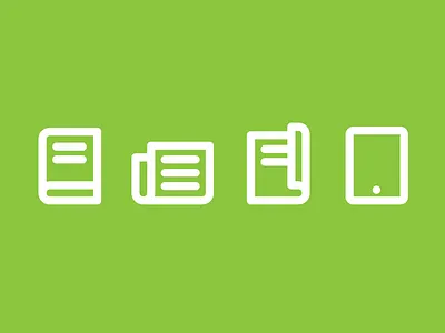 Medium Icons book digital icon icons ipad magazine newspaper outline print tablet