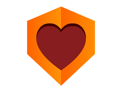 Heart badge