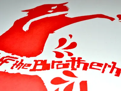 Screenprint process color 1 of 3 cat gigposter jason taylor kitty leopard process screenprint tiger