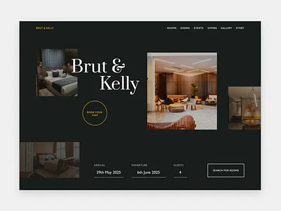 Brut & Kelly Hotel Concept design hospitality hotel wen design